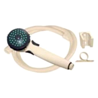 Valterra® - Vinyl Brushed Nickel Trickle Shut-Off Handheld Shower Head with 60" Hose