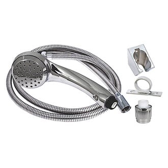 Valterra® - Airfusion Vinyl Chrome Handheld Shower Head with Hose