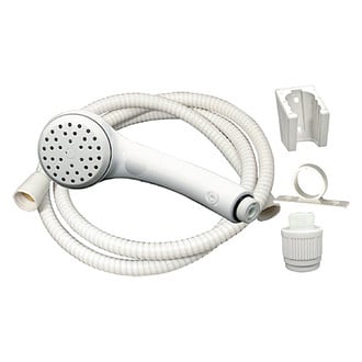 Valterra® - Airfusion Vinyl White Handheld Shower Head with Hose