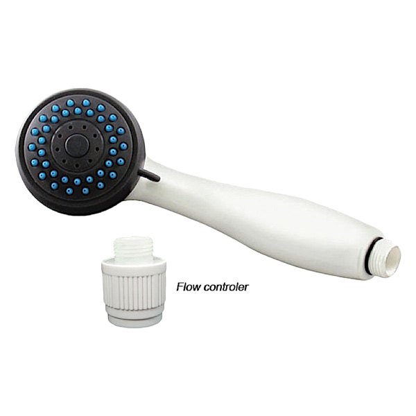 Valterra® - White Plastic 3-Function Handheld Shower Head