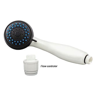 Valterra® - Plastic White 3-Function Handheld Shower Head