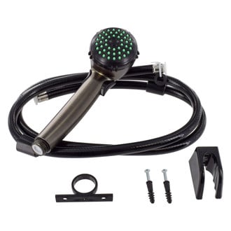Valterra® - Vinyl Bronze Trickle Shut-Off Handheld Shower Head with 60" Hose