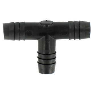 Valterra® - Black Plastic Tee (1/2" Barb x 1/2" Barb x 1/2" Barb)