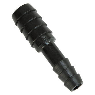 Valterra® - Black Plastic Reducing Coupler (1/2" Barb x 3/8" Barb)
