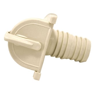 Valterra® - Ivory Plastic Gravity Flush Spout Water Fill with Sliding Lock