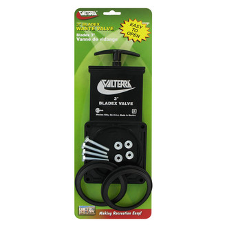 Valterra® - Bladex™ 3" Replacement Waste Valve Body with Plastic Handle (Carded)