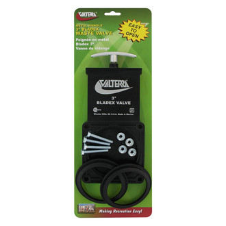 Valterra® - Bladex™ 3" Replacement Waste Valve Body with Metal Handle (Carded)