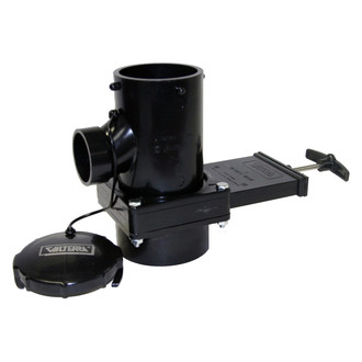 Valterra® - San Tee Rotating Waste Valve 3" Hub x 1-1/2" Hub x 3" Bayonet with Cap