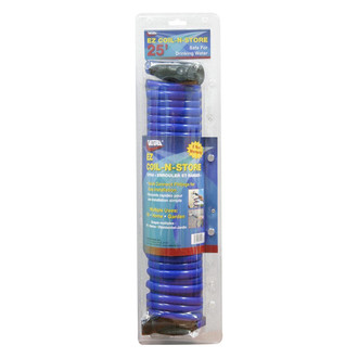 Valterra® - 3/8" x 25' Blue Coil-N-Store Drinking Water Hose