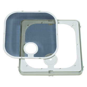 Ventline® - Birch White Roof Vent Screen Frame with Rocker Switch