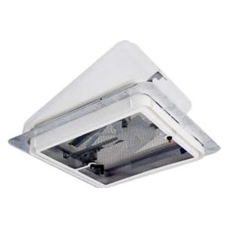 Ventline® - Ventadome™ 14-1/4" x 14-1/4" Roof Vent with White Manual Lid & 2-1/8" Ceiling Trim Ring