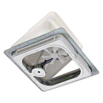 Ventline® - Ventadome™ 14-1/4" x 14-1/4" Roof Vent with White Powered Lid & Fan