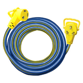 Voltec® - E-Zee Grip™ 25' Extension Power Cord with Handle Grip (30A Male x 30A Female)