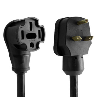 Voltec® - 18" Dogbone Power Adapter (30A Male x 50A Female)