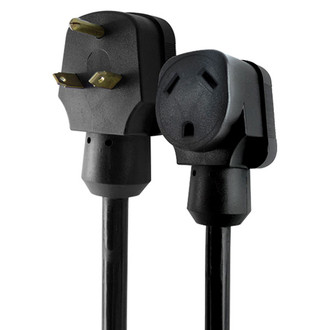 Voltec® - 50' Extension Power Cord with Handle Grip (30A Male x 30A Female)