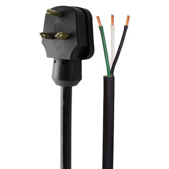 Voltec® - 30A Male 18' Power Supply Cord with Standard Grip