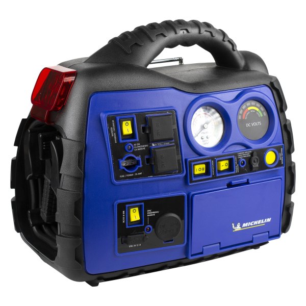 Wagan® - Michelin XR1™ 12 V Portable Multi-Function Power Source with Air Compressor and Power Inverter