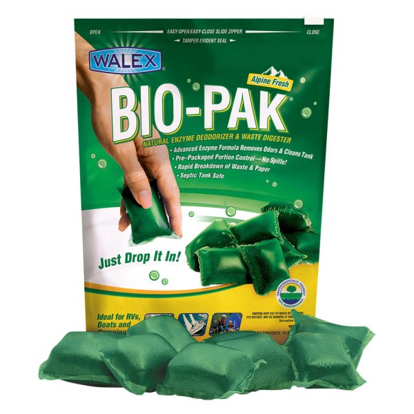 Walex® - Bio-Pak™ 1.7 oz. Fresh Holding Tank Treatment (12 Pieces)