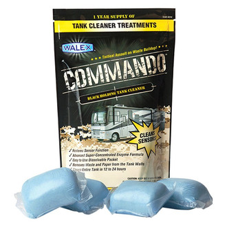 Walex® - Commando™ 1.7 oz. Black Holding Tank Treatment (4 Pieces)