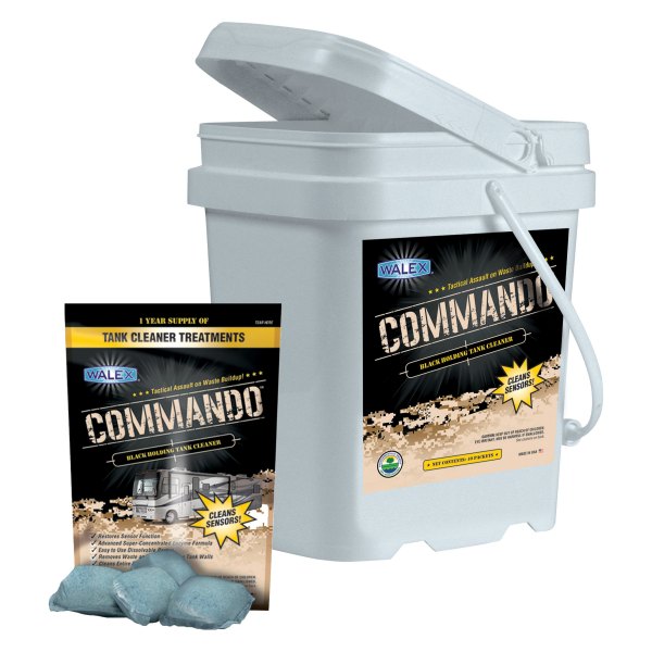 Walex® - Commando™ 1.7 oz. Black Holding Tank Treatment (4 Pieces)