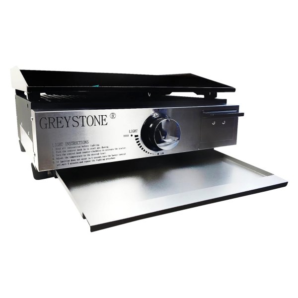 Way Interglobal® - Greystone™ 17" LP Gas Grill & Griddle Combo