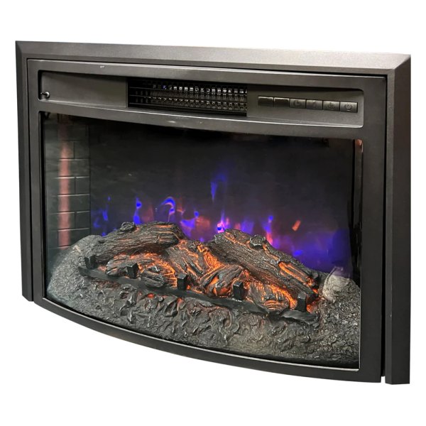 Way Interglobal® - Greystone™ 26" Curved Wall Mount Fireplace