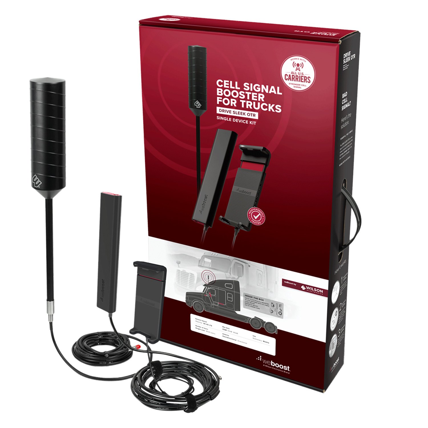weBoost® 470235 - Black Cell Signal Booster for Trucks