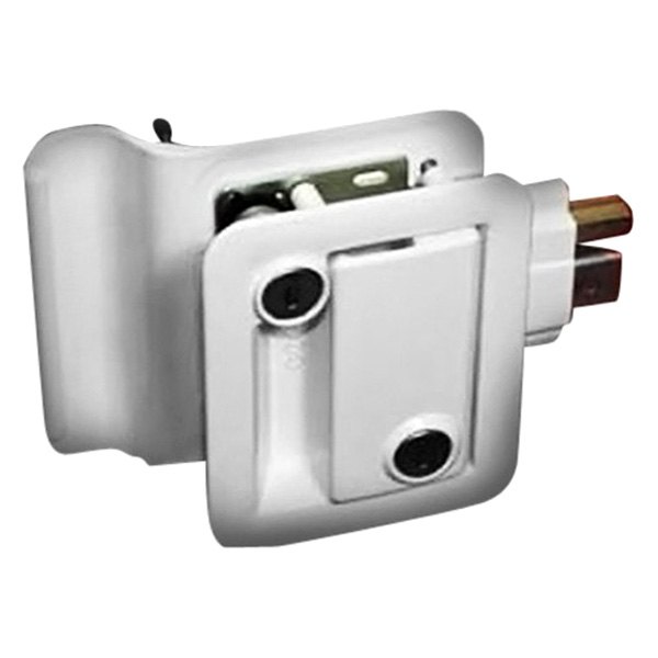 Wesco® - Fastec White Standard Key Entry Door Lock with Flush Slam Latch