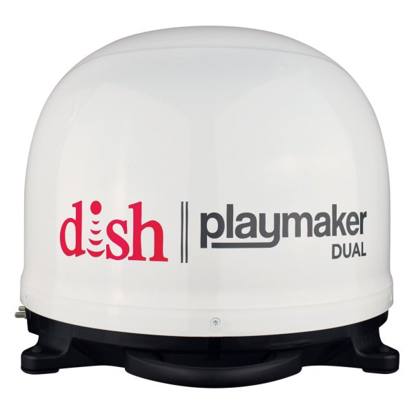 Winegard® - DISH™ Playmaker White Roof Mounted 2 Receivers Satellite TV Antenna