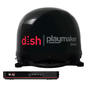 Winegard® - Playmaker Dual ™ Portable 2 Receivers Satellite TV Antenna