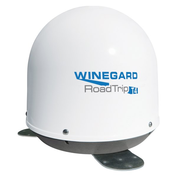Winegard® - RoadTrip™ T4 White Roof Mounted 2 Receivers Satellite TV Antenna