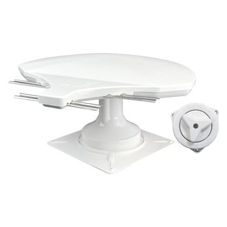 Winegard® RZ-6000 - Rayzar™ Z1 White Directional Rooftop Amplified VHF/UHF Digital Antenna