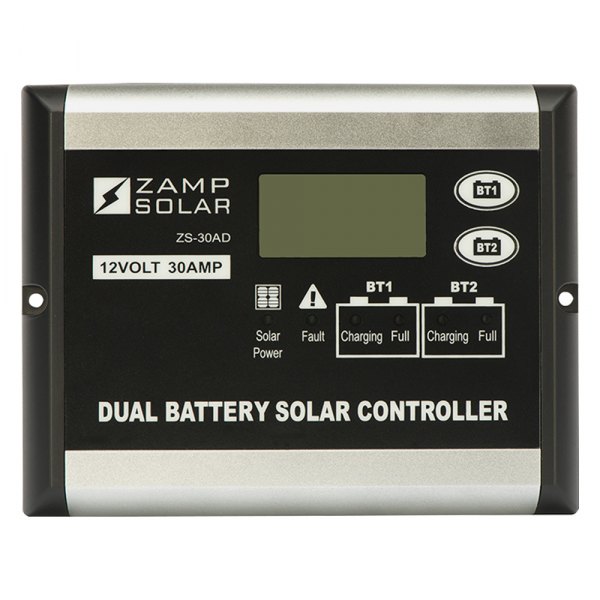 Zamp Solar® - 25V 5-Stage PWM Dual Battery Bank Charge Controller